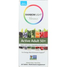 RAINBOW LIGHT: Active Adult 50+ Multivitamin 60 tabs