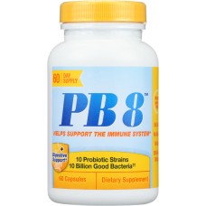 NUTRITION NOW: Pb 8 Probiotic Immune Support Supplement 60 capsules