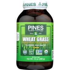 PINES WHEAT GRASS: Organic Wheat Grass Powder 10 oz