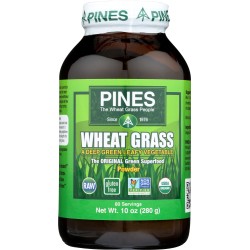 PINES WHEAT GRASS: Organic Wheat Grass Powder 10 oz