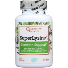 QUANTUM HEALTH: Super Lysine + Immune System 90 Tablets
