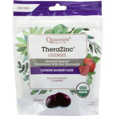 QUANTUM: Lozenges TheraZinc Elderberry Organic 18 ea