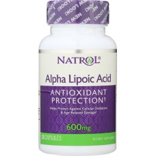 NATROL: Alpha Lipoic Acid 600 mg 30 Capsules