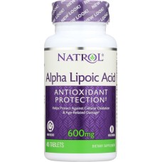 NATROL: Alpha Lipoic Acid 600 mg 45 tb