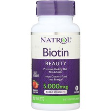 NATROL: Biotin 5000Mg Fst Dslv 90 tb