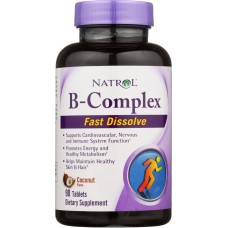 NATROL: B-Complex Fast Dissolve Coconut Flavor 90 Tablets