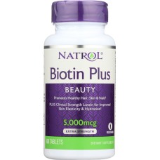 NATROL: Biotin Plus + Lutein 60 tb