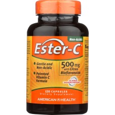AMERICAN HEALTH: Ester-C 500 mg with Citrus Bioflavonoids 120 Capsules