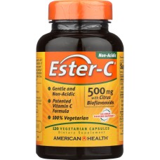 AMERICAN HEALTH: Ester-C 500 mg with Citrus Bioflavonoids 120 Veggie Caps