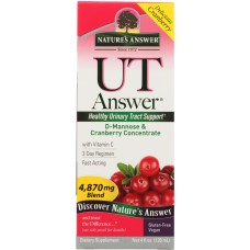 NATURES ANSWER: UT Answer D-Mannose & Cranberry Concentrate 4870 mg 4 Oz