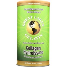 GREAT LAKES GELATIN: Collagen Hydrolysate Beef Kosher 16 oz