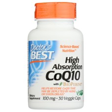 DOCTORS BEST: Hi Absorb Coq10 100Mg 30 vc