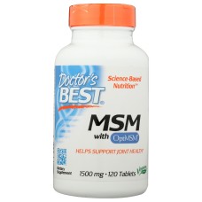 DOCTORS BEST: Msm 1500Mg 120 tb