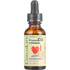 CHILDLIFE ESSENTIALS: Vitamin D3 Natural Berry Flavor 1 oz