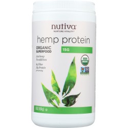 NUTIVA: Organic Superfood Hemp Protein 15 G 16 oz