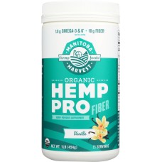 MANITOBA HARVEST: Organic Hemp Protein Vanilla 16 oz