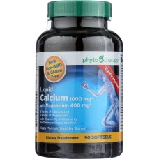 PHYTO THERAPY: Calcium Liquid 90 softgels