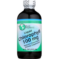 WORLD ORGANIC: Liquid Chlorophyll 100mg 8 oz