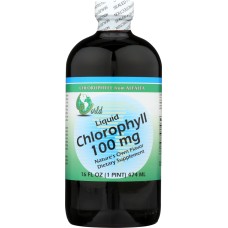 WORLD ORGANIC: Liquid Chlorophyll 100mg 16 oz