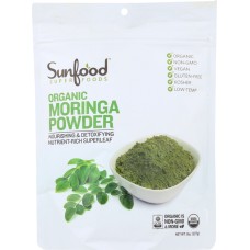 SUNFOOD SUPERFOODS: Moringa Pwdr Org 8 oz