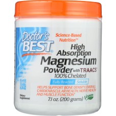 DOCTORS BEST: High Absorb Magnesium 200 gm