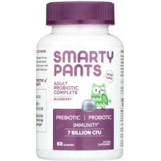 SMARTYPANTS: Probiotic Adult Blueberry 60 pc