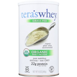 TERA'S WHEY: Organic Plain Whey Protein 12 oz