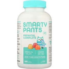 SMARTYPANTS: Prenatal Folate Omega 3 Vitamin D Gummies 180 pc