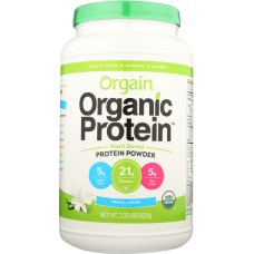 ORGAIN: Organic Protein Plant Based Powder Sweet Vanilla Bean 2.03 lb