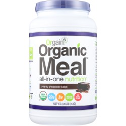 ORGAIN: Organic Meal All-in-one Nutrition Creamy Chocolate Fudge 2.01 lb