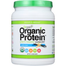 ORGAIN: Protein Powder Vanilla Bean 1.02 lb