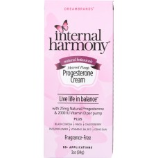 DREAMBRANDS: Internal Harmony for Women Progesterone Cream 3 oz