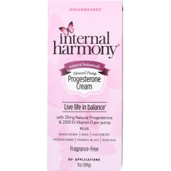 DREAMBRANDS: Internal Harmony for Women Progesterone Cream 3 oz