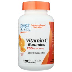 DOCTORS BEST: Vitamin C Gummies Orange Bliss 120 do