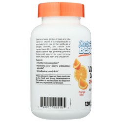 DOCTORS BEST: Vitamin C Gummies Orange Bliss 120 do