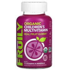 FRUILY: Organic Childrens Multivitamin Gummy 60 ea
