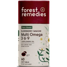 FOREST REMEDIES: Elderberry Immune Multi Omega 369 60 sg