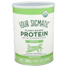 FOUR SIGMATIC: Plant Based Protein Unflavored Can 16.9 oz