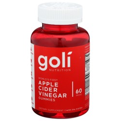 GOLI NUTRITION: Apple Cider Vinegar Gummy 60 pc