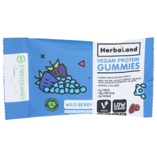 HERBALAND: Wild Berry Vegan Protein Gummies 50 gm