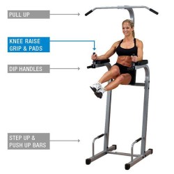 Powerline Vertical Knee Raise with Pull Up