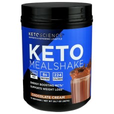 KETO SCIENCE: Chocolate Cream Mealshake 20.7 oz