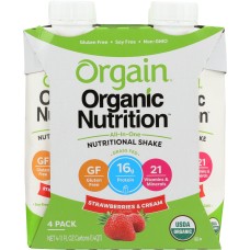 ORGAIN: Protein Rtd Strwbry 4Pk 44 fo