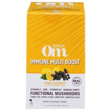 OM MUSHROOMS: Immune Multi Boost Lemon Elderberry 10 pk
