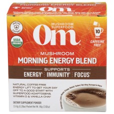 OM MUSHROOMS: Morning Energy Blend 10 pk