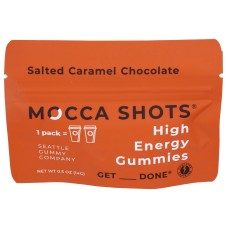 SEATTLE GUMMY COMPANY: Energy Gummy Salted Caramel Chocolate 2Pk 1 oz