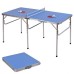 60 Inch Portable Tennis Ping Pong Folding Table with Accessories-Blue