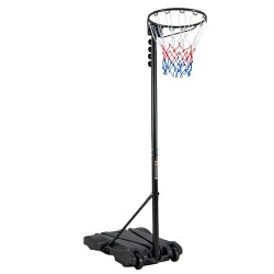8.5 to 10 FT Adjustable Portable Basketball Hoop Stand with Fillable Base and 2 Wheels