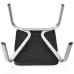 Yoga Iron Headstand Bench with PVC Pads for Family Gym-Black - Color: Black