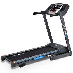2.25 HP Folding Electric Motorized Power Treadmill Machine with LCD Display - Color: Black - Size: 2-2.75 HP